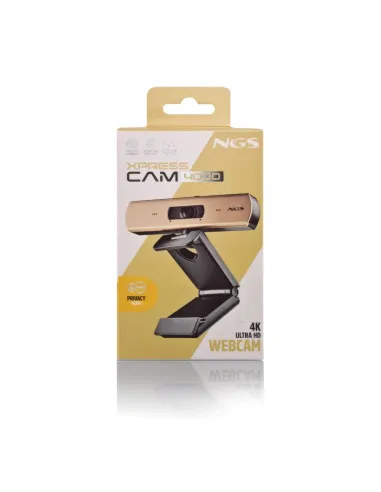 NGS XpressCam 4000 webcam USB 4K con micrófono para PC