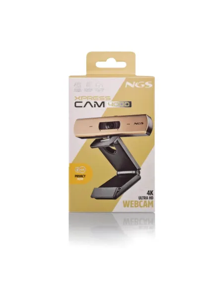 NGS XpressCam 4000 webcam USB 4K con micrófono para PC