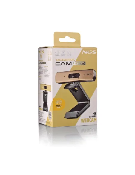 NGS XpressCam 4000 webcam USB 4K con micrófono para PC
