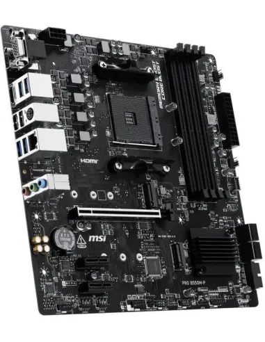Placa base MSI PRO B550M-P WIFI6E AM4 mATX 2 M.2 PCIe 4.0