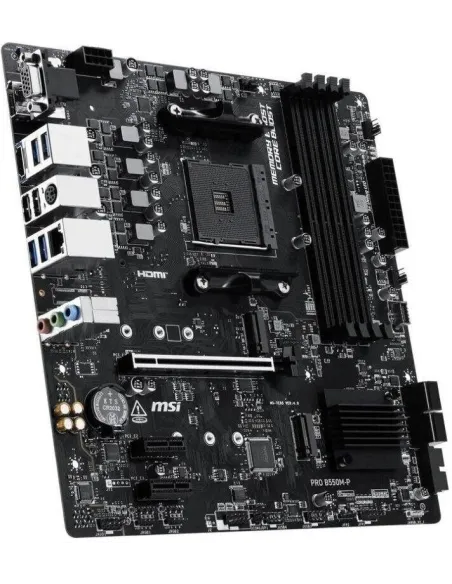 Placa base MSI PRO B550M-P WIFI6E AM4 mATX 2 M.2 PCIe 4.0