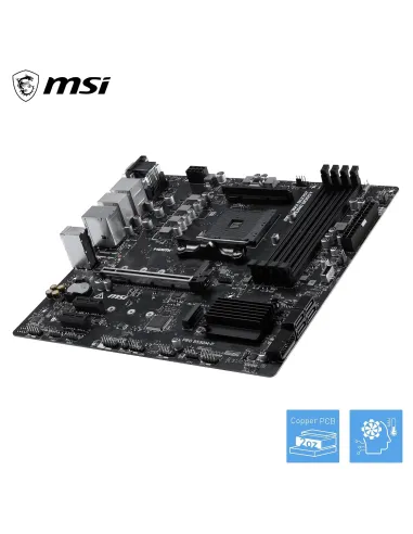 Placa base MSI PRO B550M-P WIFI6E AM4 mATX 2 M.2 PCIe 4.0
