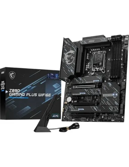 MSI Z890 GAMING PLUS WIFI6E Intel Z890 LGA 1851 DDR5 ATX WiFi 6E RGB