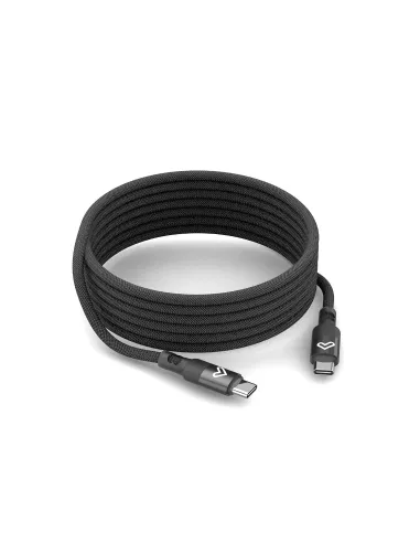 Energy Sistem Magnet Roll Negro cable USB-C 2.0 Negro hasta 60W y 1.5M