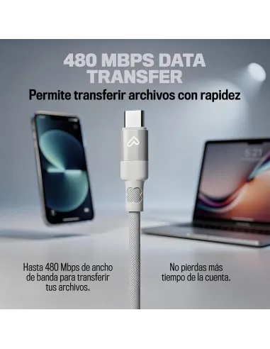 Energy Sistem Magnet Roll cable USB-C magnético de 60 W