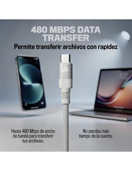 Energy Sistem Magnet Roll cable USB-C magnético de 60 W