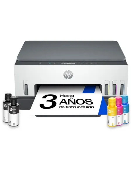 HP Smart Tank 6005 Impresora Multifunción Color WiFi Dúplex Automático Escáner+3 Años Tinta Incluida