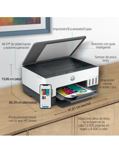 HP Smart Tank 6005 impresora multifunción A4 Wi-Fi dúplex