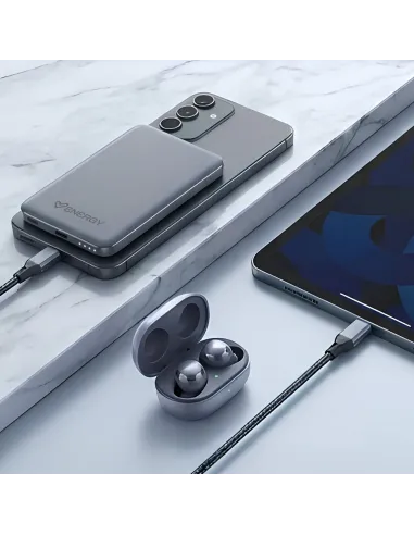Powerbank magnética Energy Sistem Magnetic 5000 mAh Graphite