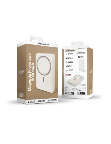 Energy Sistem Magnetic 5000 powerbank magnética de 15 W