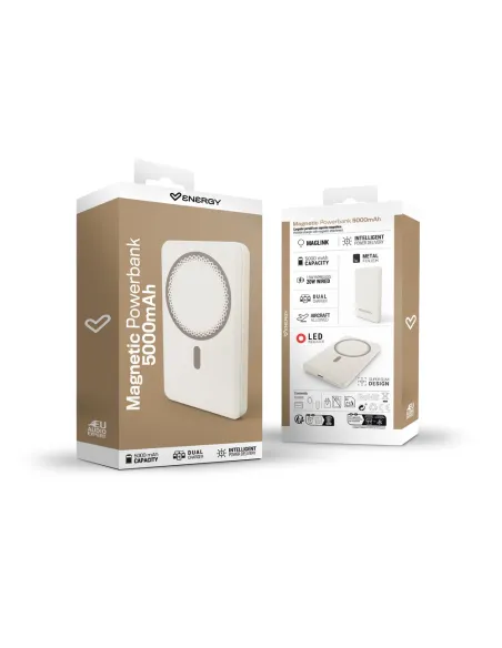 Energy Sistem Magnetic 5000 powerbank magnética de 15 W