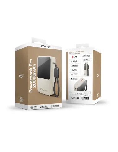 Energy Sistem Powerbank Pro 20000 mAh Champagne USB-C 45 W