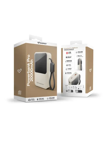 Energy Sistem Powerbank Pro 20000 mAh Champagne USB-C 45 W