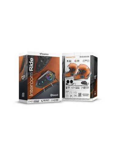Energy Sistem Dark Intercom Ride intercomunicador para moto