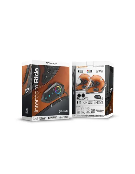 Energy Sistem Dark Intercom Ride intercomunicador para moto