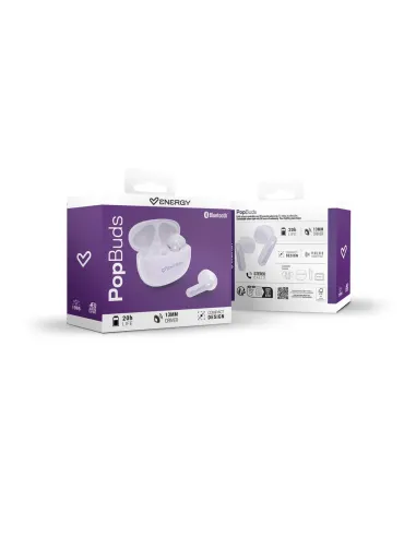 Energy Sistem PopBuds Earphones Lavender Bluetooth 6.0 20 h