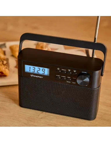 Energy Sistem Kitchen Radio FM con reloj y dos alarmas