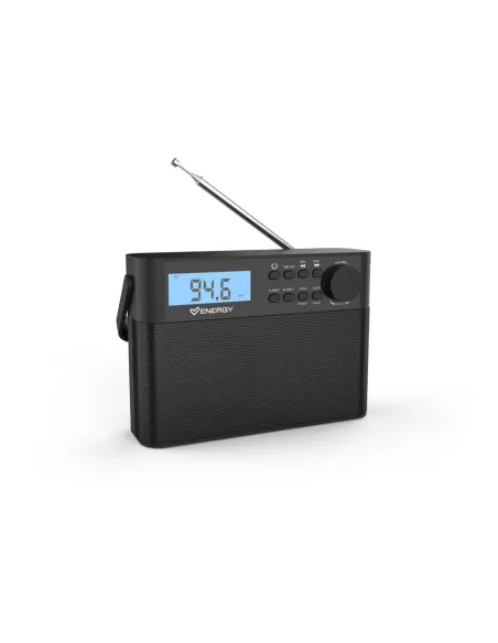 Energy Sistem Kitchen Radio FM con reloj y dos alarmas