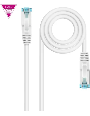 Nanocable 10.20.1700-L25-W Cable de Red RJ45 Cat.7 SFTP LSZH 25cm Blanco