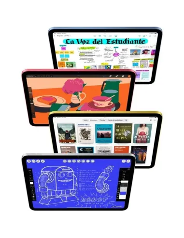 Apple iPad 2025 11" WiFi 128GB Azul: tablet A16 para estudio
