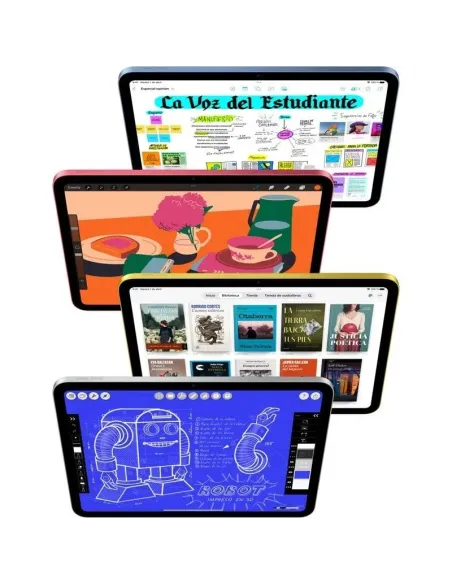 Apple iPad 2025 11" WiFi 128GB Azul: tablet A16 para estudio
