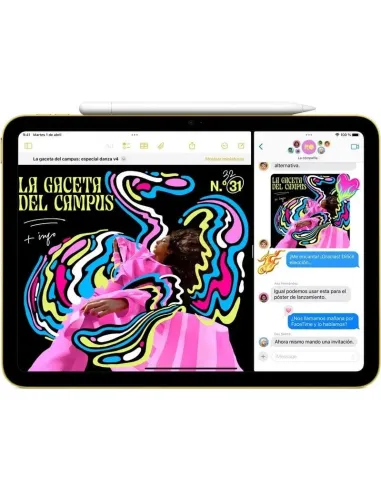 Apple iPad 2025 11" WiFi 128GB Azul: tablet A16 para estudio