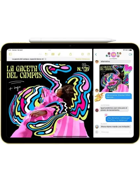 Apple iPad 2025 11" WiFi 128GB Azul: tablet A16 para estudio