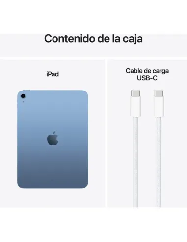 Apple iPad 2025 11" WiFi 128GB Azul: tablet A16 para estudio