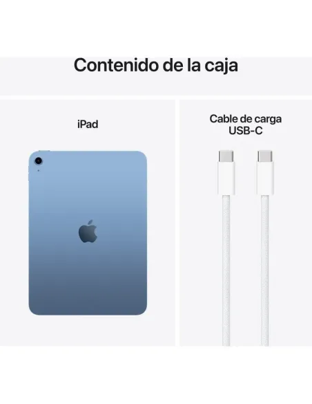 Apple iPad 2025 11" WiFi 128GB Azul: tablet A16 para estudio