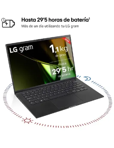 Portatil Ultrabook LG Gram 14ZB90S-G.AA55BN de 1.12Kg