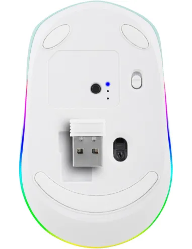 NGS SMOGMINT-RB Ratón Inalámbrico Ambidiestro 2400 DPI  Blanco/Verde