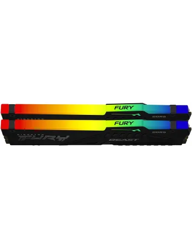 Kingston Fury Beast KF560C36BBE2AK2-64 DDR5 6000MHz 64GB CL36 RGB Negras