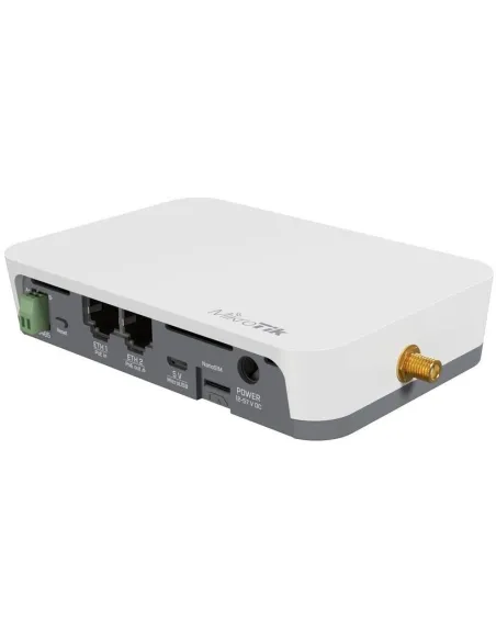 MikroTik KNOT LR8G kit: pasarela IoT LoRa 868 MHz industrial