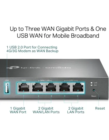 TP-Link ER605 Router VPN Gigabit Omada | router multi-WAN
