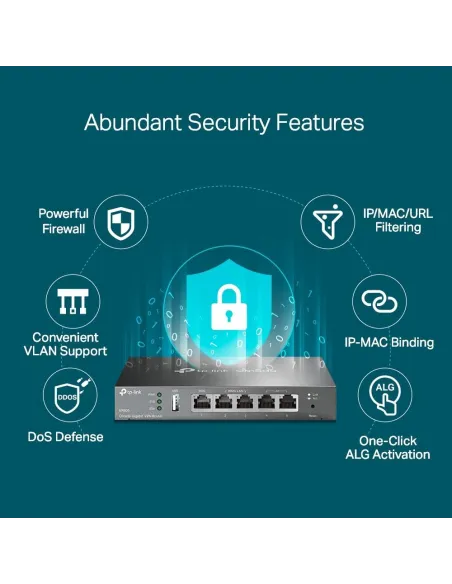 TP-Link ER605 Router VPN Gigabit Omada | router multi-WAN