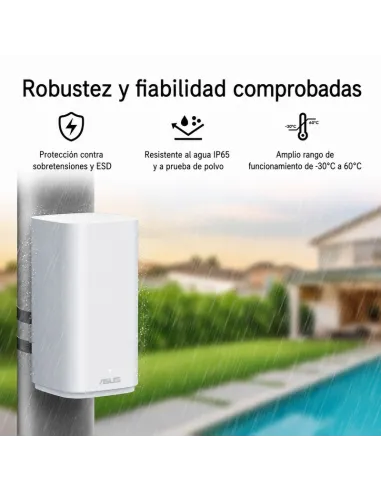 ASUS ZenWiFi BD4 Outdoor: router Wi-Fi 7 exterior IP65 PoE+