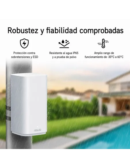 ASUS ZenWiFi BD4 Outdoor: router Wi-Fi 7 exterior IP65 PoE+