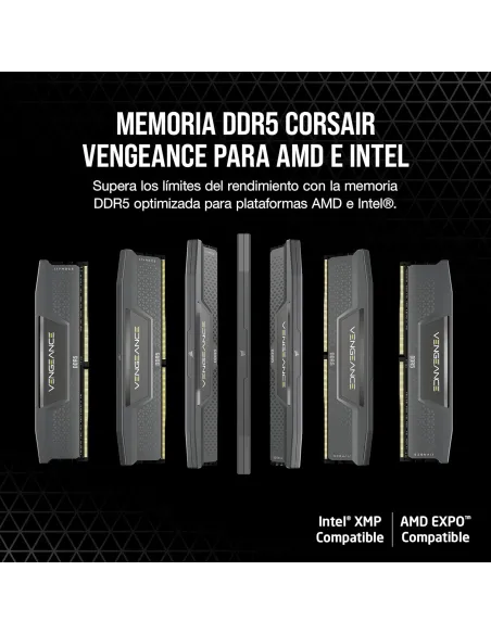 RAM Corsair Vengeance DDR5 16GB 6000MHz CL38 AMD EXPO Gris