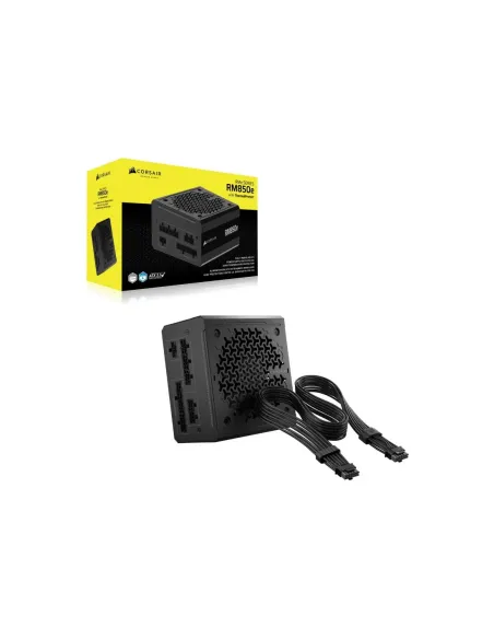 Corsair RM850e Fuente de alimentación ATX 3.1 de bajo ruido con ThermalProtect y cable de 12 V-2x6 (UE)