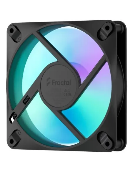 Ventilador Fractal Dynamic 3 12 Reverse RGB Black 120 mm