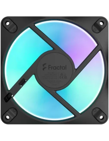 Fractal Dynamic 3 12 Reverse RGB Black Ventilador de Caja PWM Negro