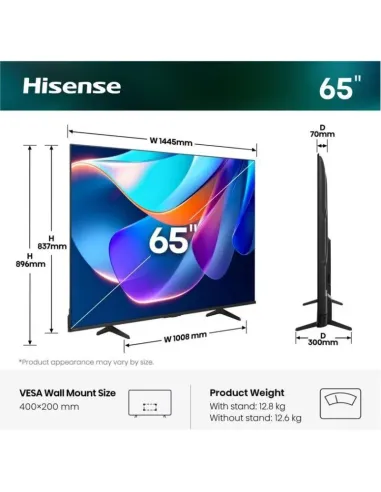 Hisense 65A6S: TV 4K de 65 pulgadas con Dolby Vision HDR