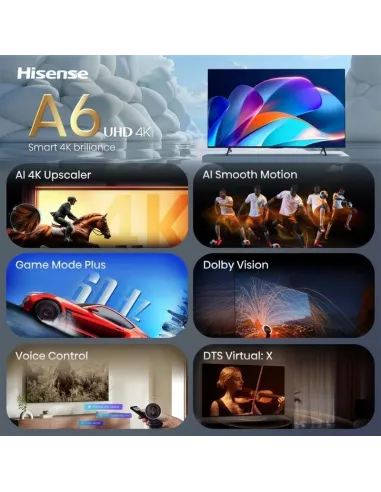 Hisense 65A6S: TV 4K de 65 pulgadas con Dolby Vision HDR