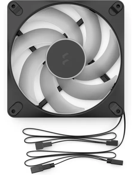 Ventilador Fractal Design Dynamic 3 14 RGB Triple Pack Negro
