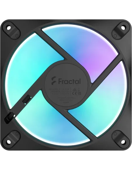 Ventilador Fractal Design Dynamic 3 12 RGB Triple Pack Negro