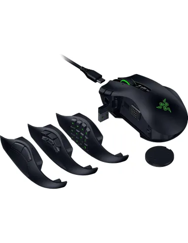 Razer Naga V3 Pro: ratón MMO modular inalámbrico, 23 botones