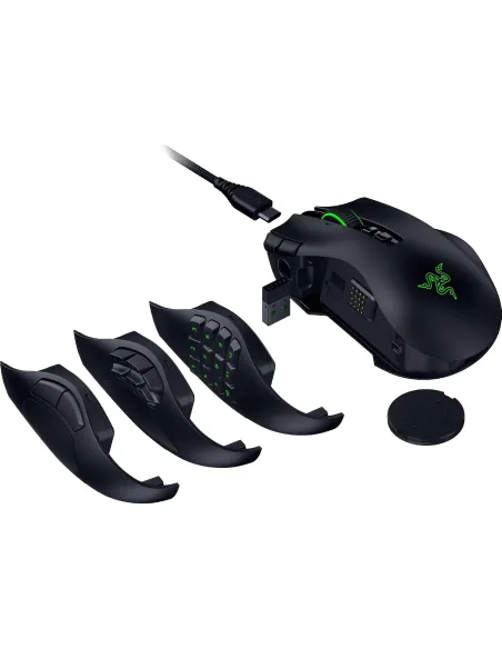 Razer Naga V3 Pro: ratón MMO modular inalámbrico, 23 botones