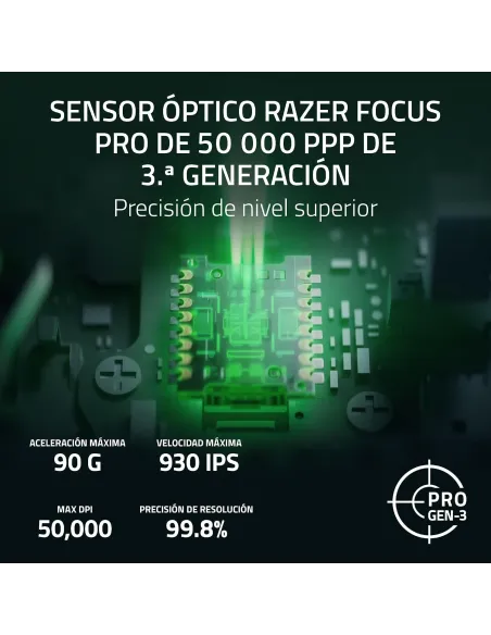 Razer Naga V3 Pro: ratón MMO modular inalámbrico, 23 botones