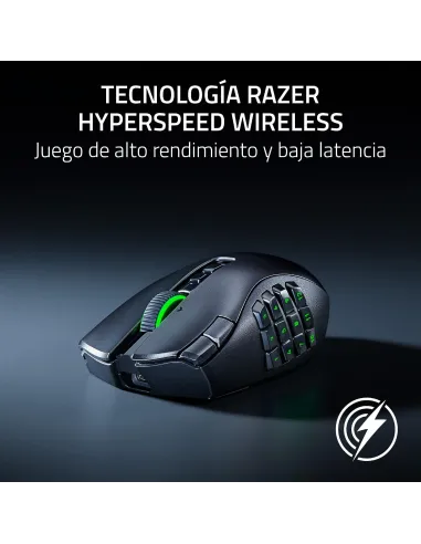 Razer Naga V3 Pro: ratón MMO modular inalámbrico, 23 botones
