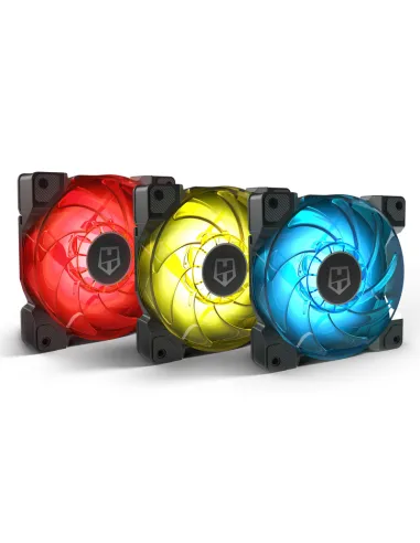 Nox Hummer H-SYNC Pack 3 Ventiladores RGB 120mm para caja